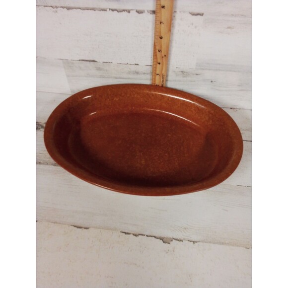 Caduceus Brown/Tan Bowl Platter‎  Great For Fruit Or Bread - Picture 7 of 16